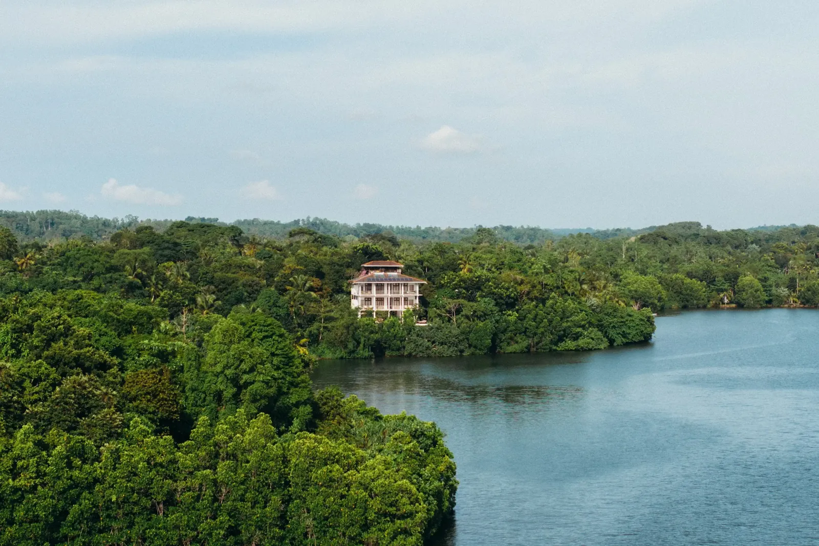 Lanka Yoga location on Koggala Lake